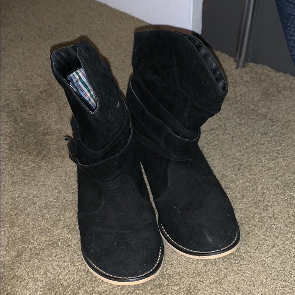 Black booties